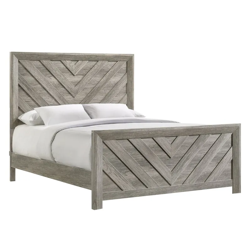 Ellen Queen Bed Grey
