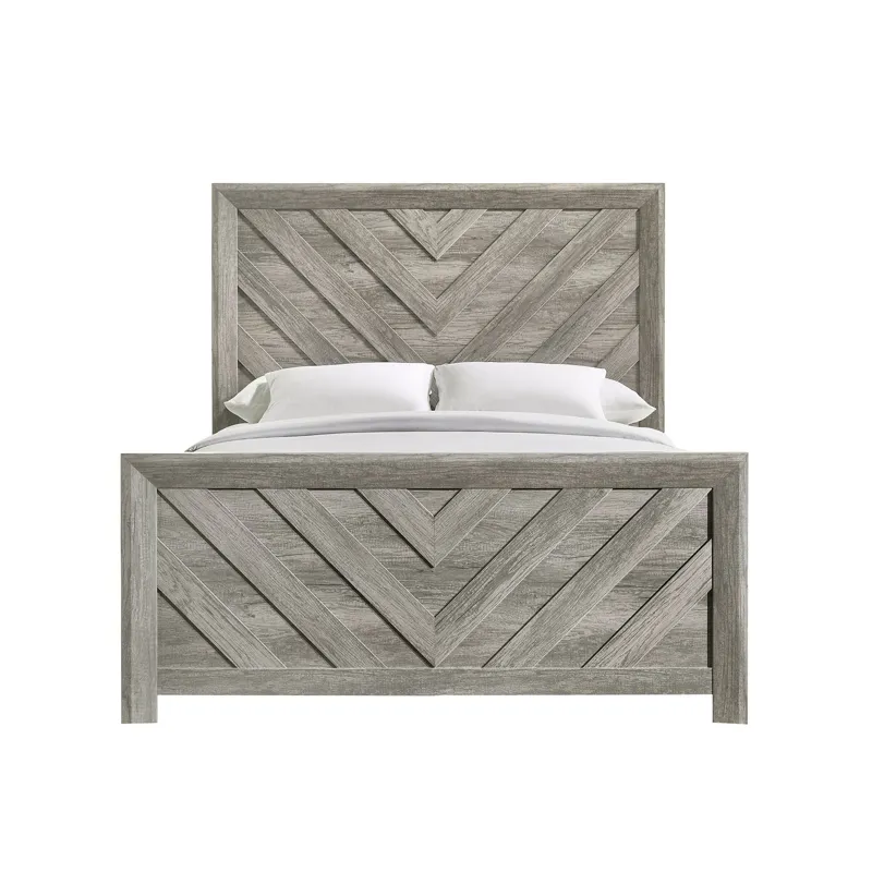 Ellen Queen Bed Grey