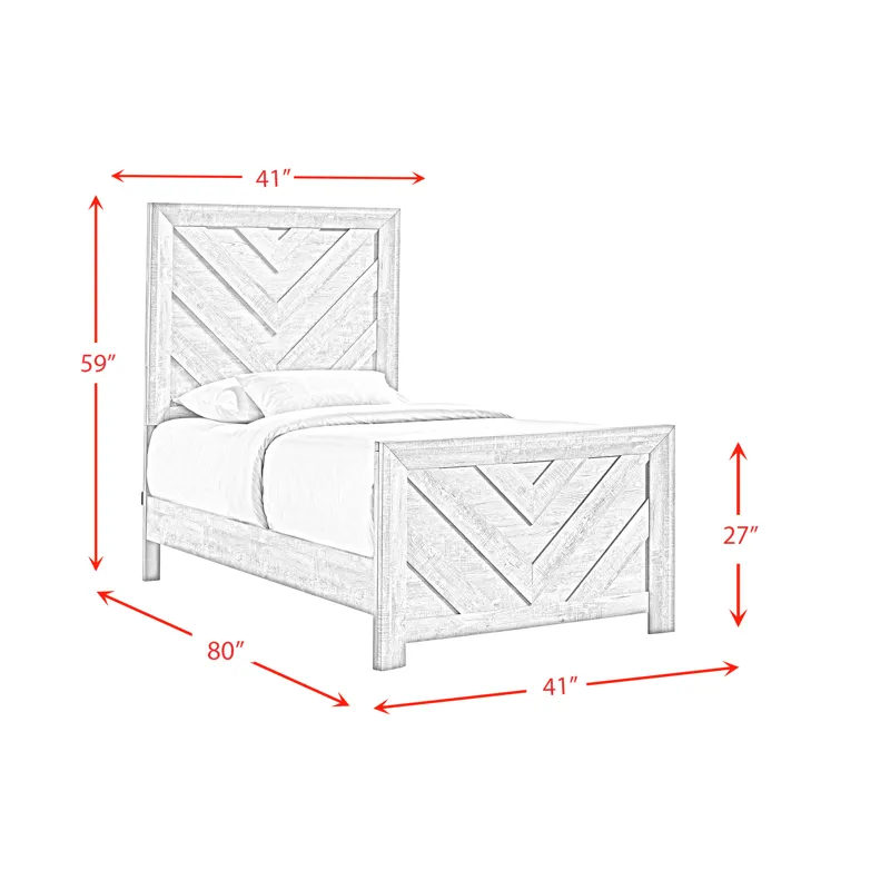 Ellen Twin Bed White