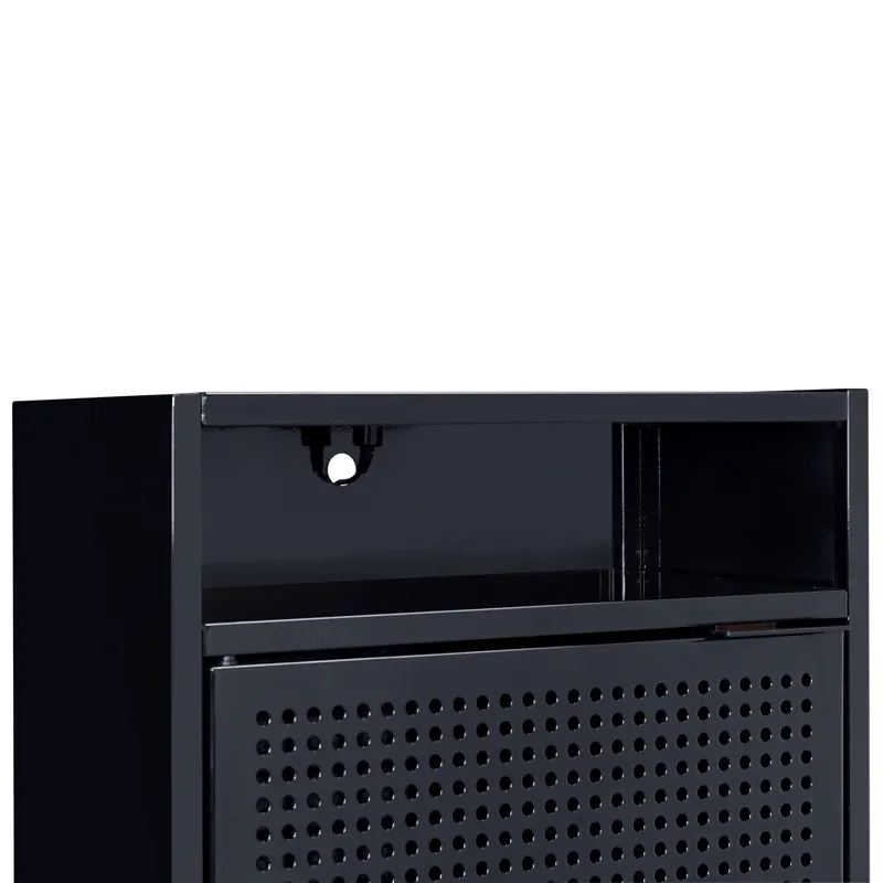 Ember Nightstand (C-1094) BLACK NIGHTSTAND W/ USB