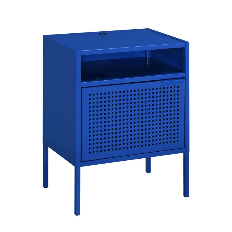 Ember Nightstand (C-1094) BLUE NIGHTSTAND W/ USB