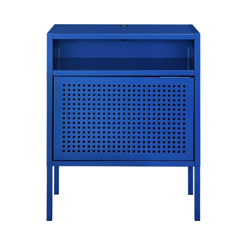 Ember Nightstand (C-1094) BLUE NIGHTSTAND W/ USB