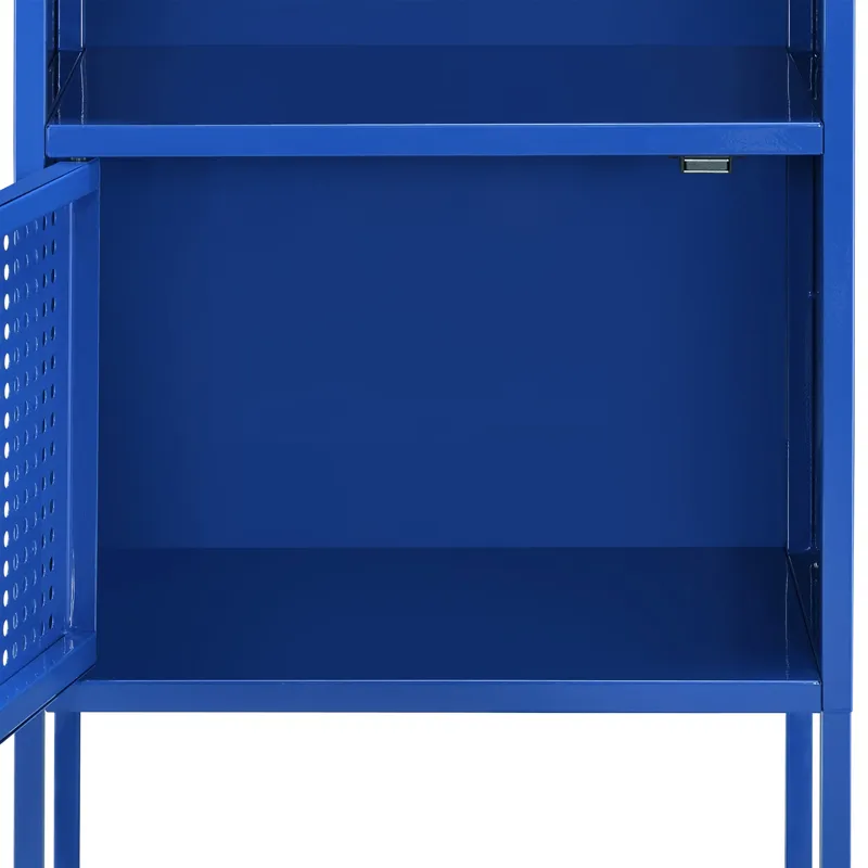 Ember Nightstand (C-1094) BLUE NIGHTSTAND W/ USB