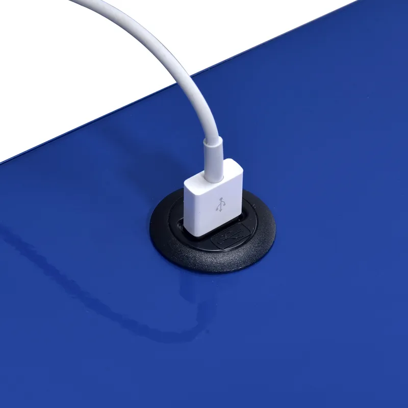 Ember Nightstand (C-1094) BLUE NIGHTSTAND W/ USB