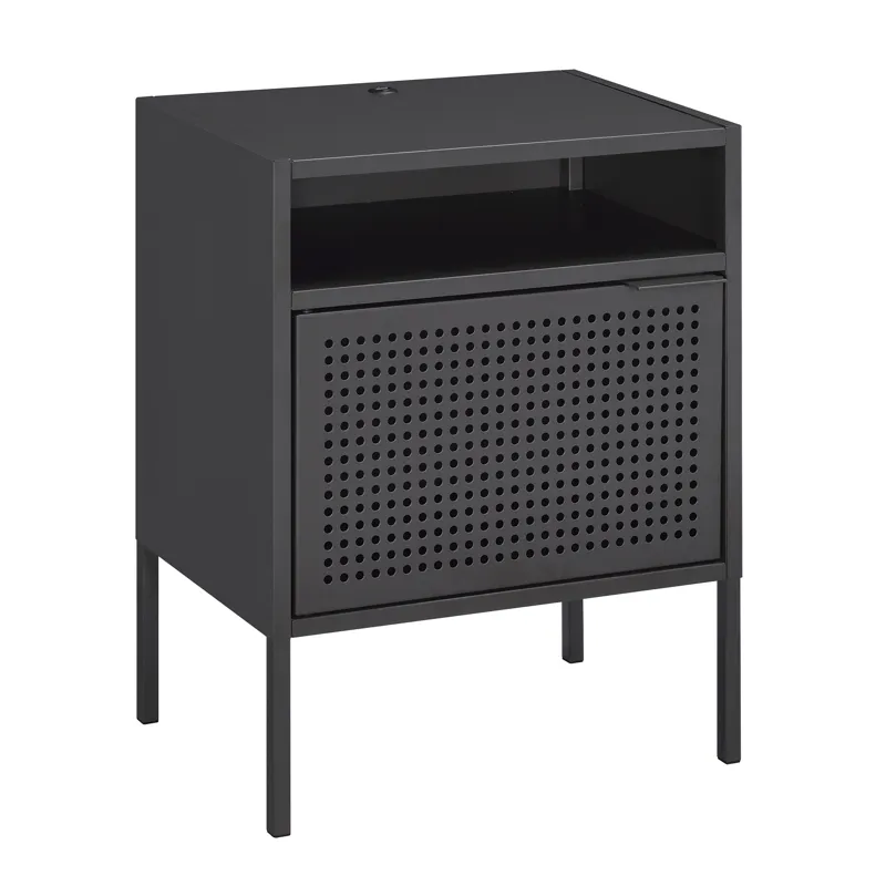 Ember Nightstand (C-1094) GREY NIGHTSTAND W/ USB