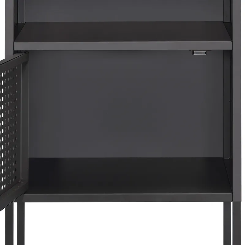 Ember Nightstand (C-1094) GREY NIGHTSTAND W/ USB
