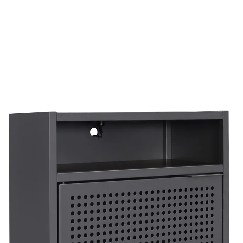 Ember Nightstand (C-1094) GREY NIGHTSTAND W/ USB