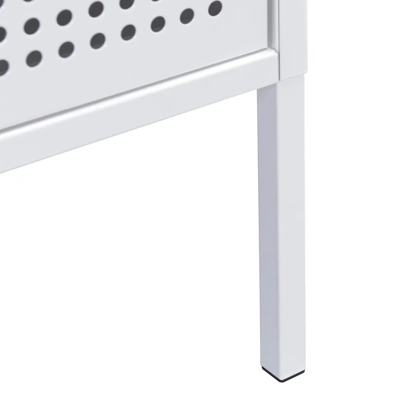 Ember Nightstand (C-1094) WHITE NIGHTSTAND W/ USB