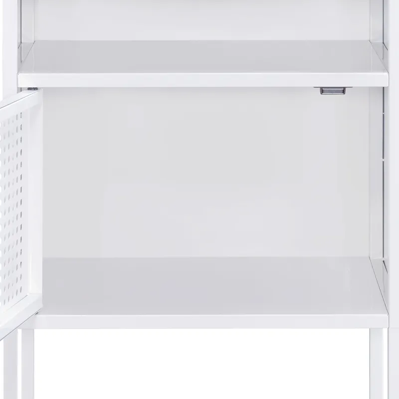 Ember Nightstand (C-1094) WHITE NIGHTSTAND W/ USB