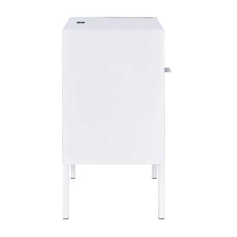 Ember Nightstand (C-1094) WHITE NIGHTSTAND W/ USB