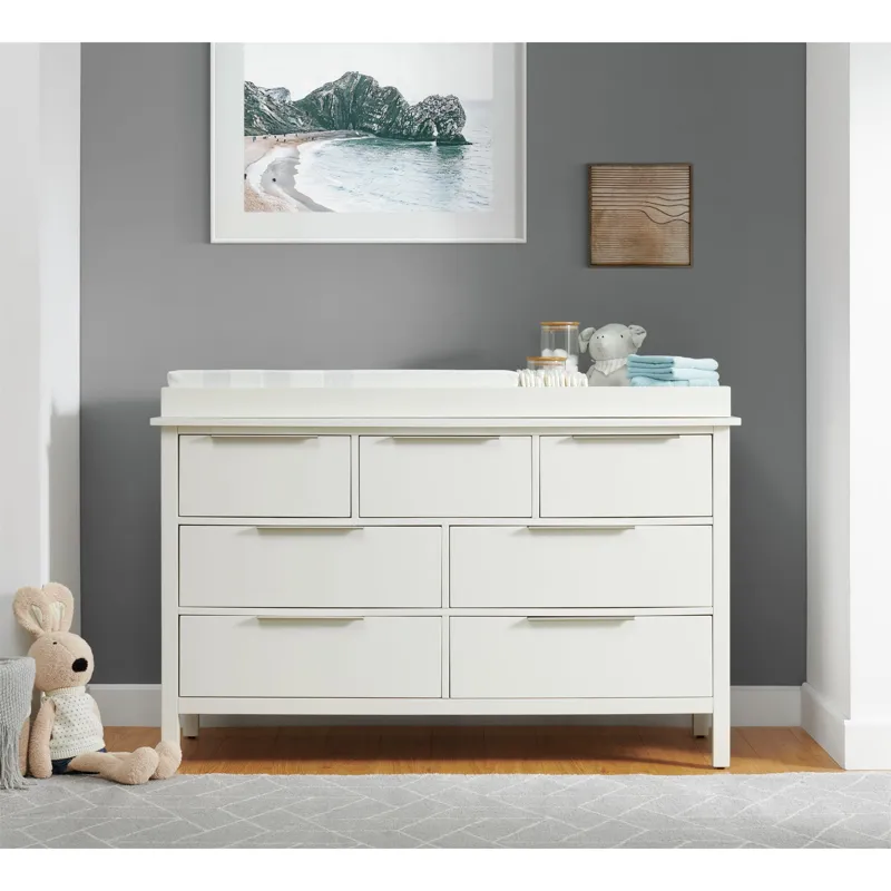 Emery Changing Table Top in White