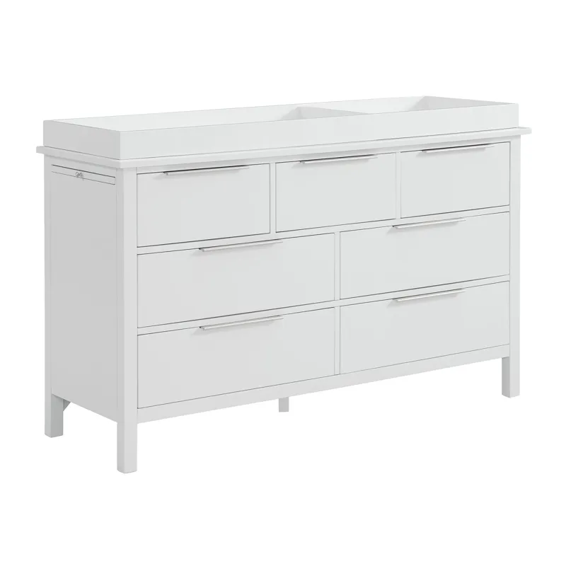 Emery Changing Table Top in White