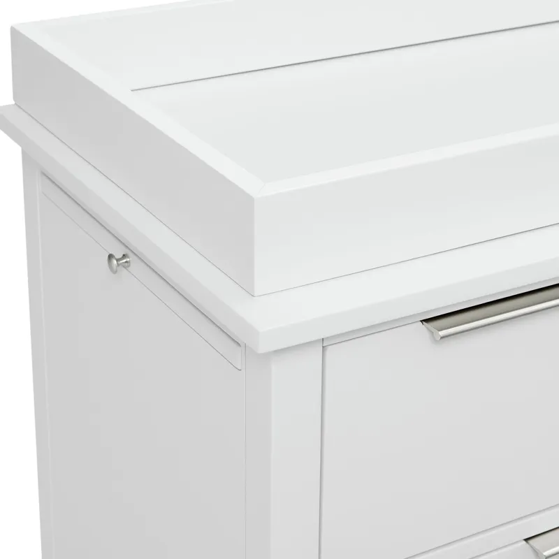 Emery Changing Table Top in White