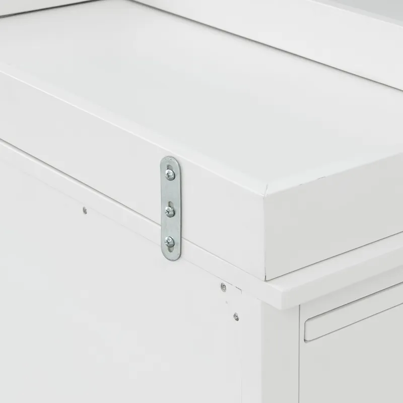 Emery Changing Table Top in White