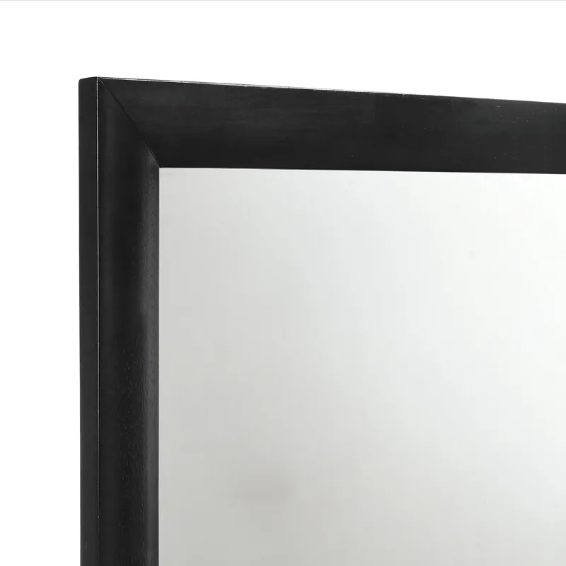 Emily Dresser & Mirror Set in Black