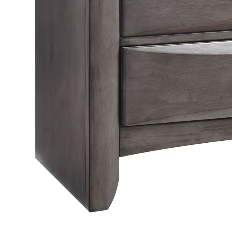 Emily Chest Grey 5Drawer (Sturdy)