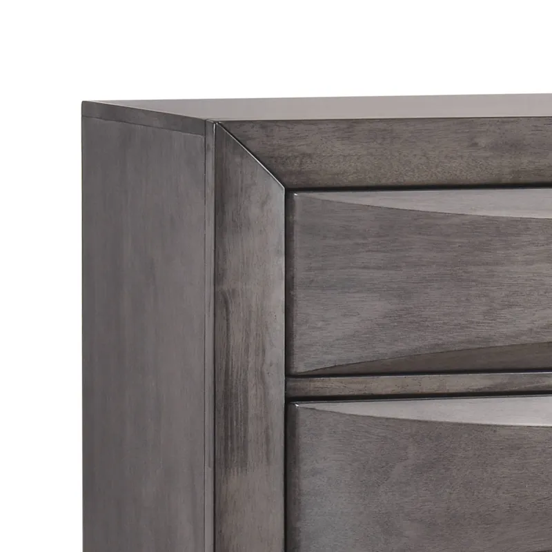 Emily Chest Grey 5Drawer (Sturdy)