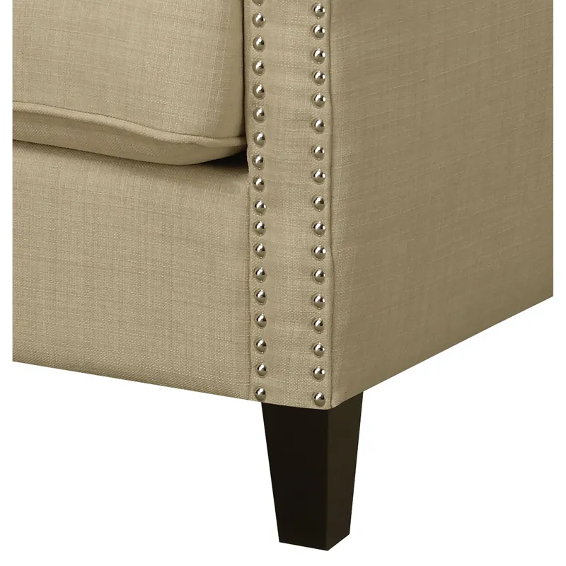 Erica 497 Chair W/Chrome Nails Heirloom Natural (ISTA 3)