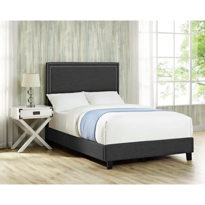 Erica Full Bed in Heirloom Charcoal