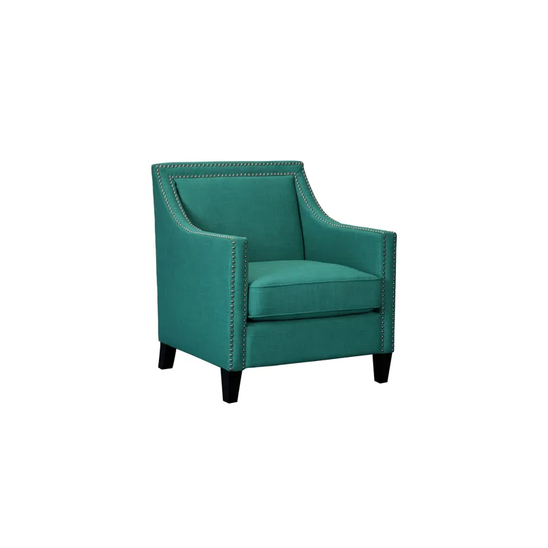 Erica 497 Chair W/Chrome Nails Heirloom Aqua/Teal