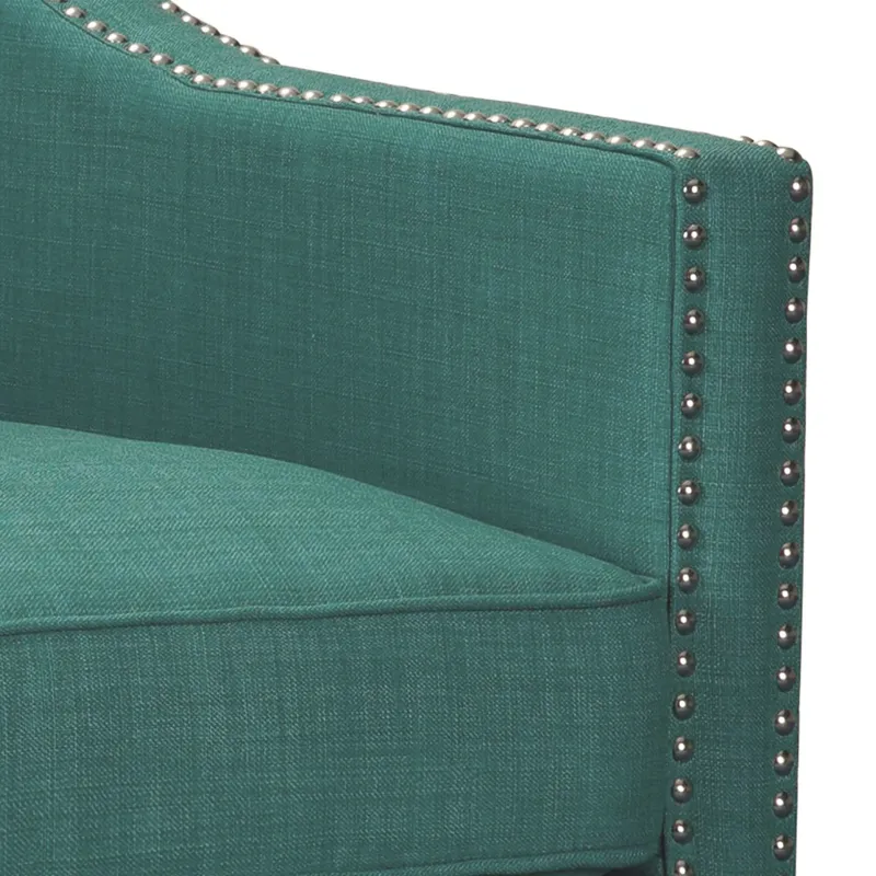 Erica 497 Chair W/Chrome Nails Heirloom Aqua/Teal