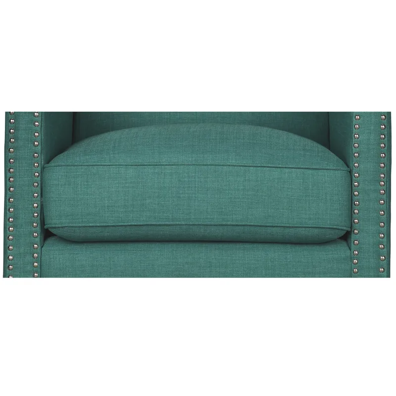 Erica 497 Chair W/Chrome Nails Heirloom Aqua/Teal