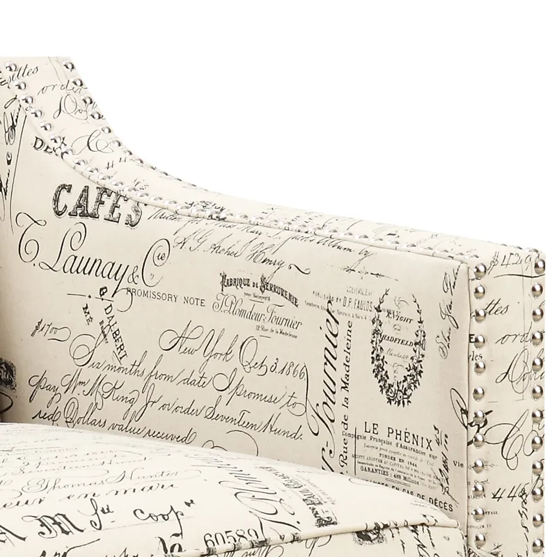 Erica 497 Chair W/Chrome Nails French Script (ISTA 3)