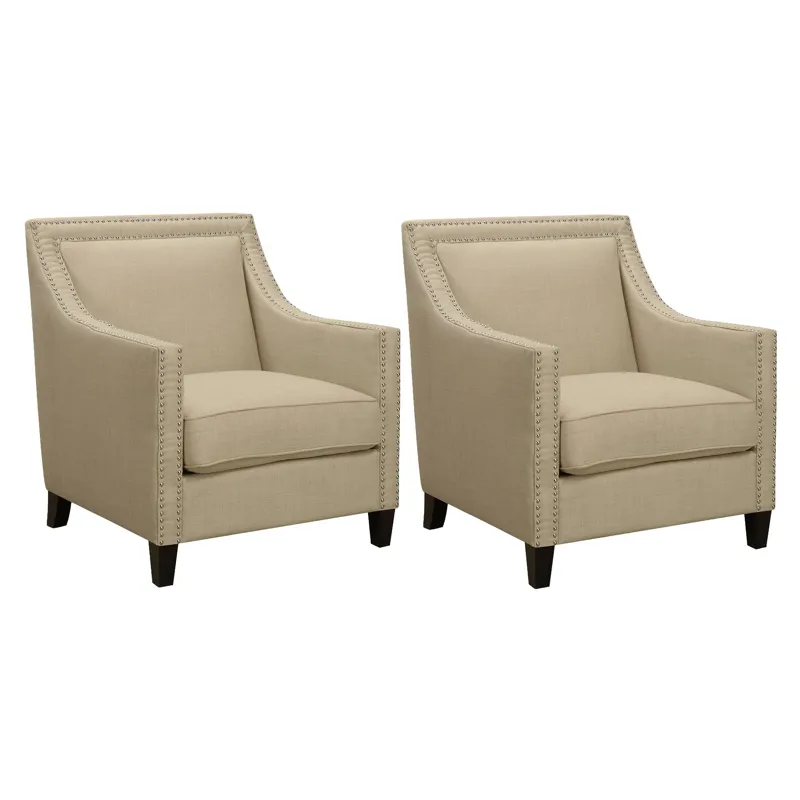 Erica 497 Chair W/Chrome Nails Heirloom Natural (ISTA 3)