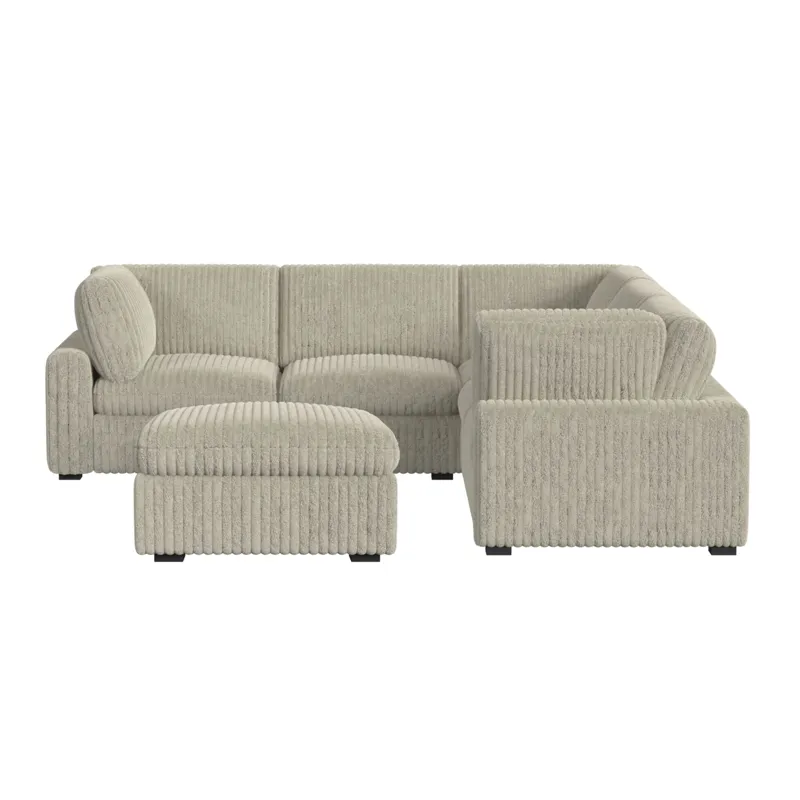 Esprit Modular Ottoman in Grand Cord Beige