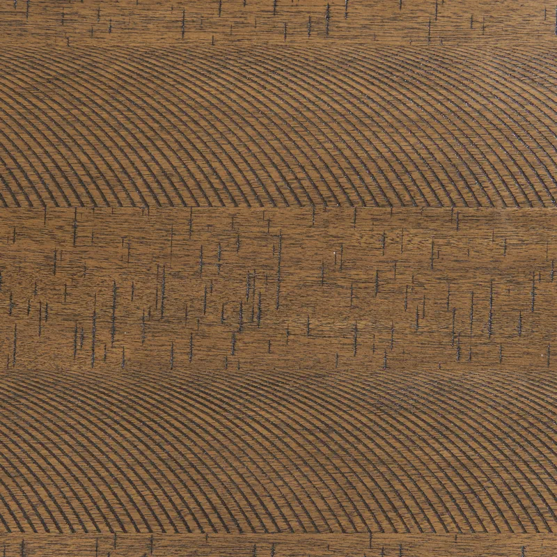 Everett 6PC Dining Set (Table + 4 Chairs + Bench) in Brown Acacia