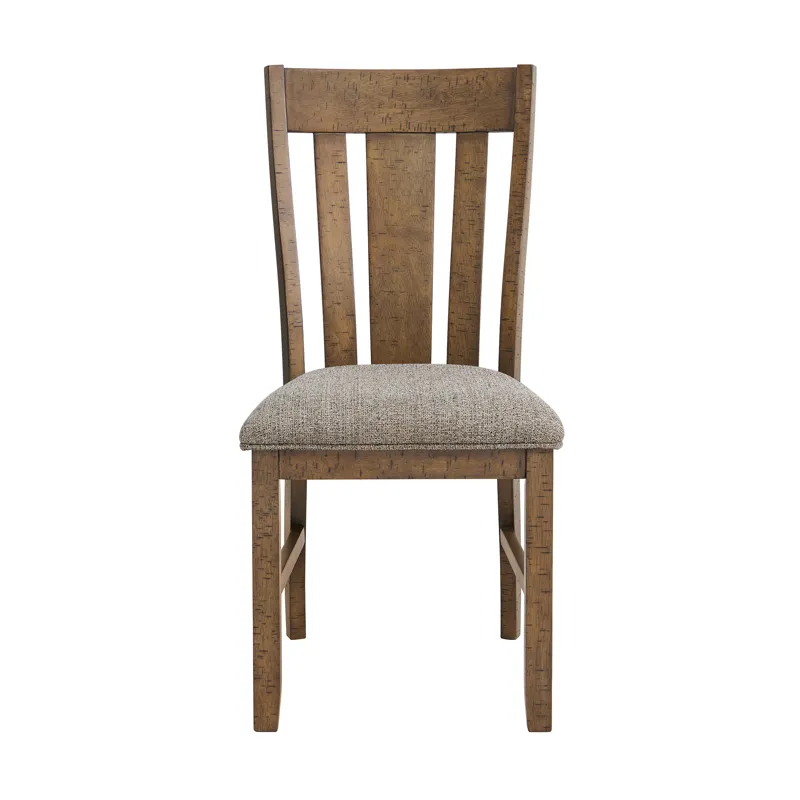 Everett 6PC Dining Set (Table + 4 Chairs + Bench) in Brown Acacia