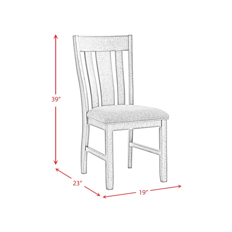 Everett 6PC Dining Set (Table + 4 Chairs + Bench) in Brown Acacia