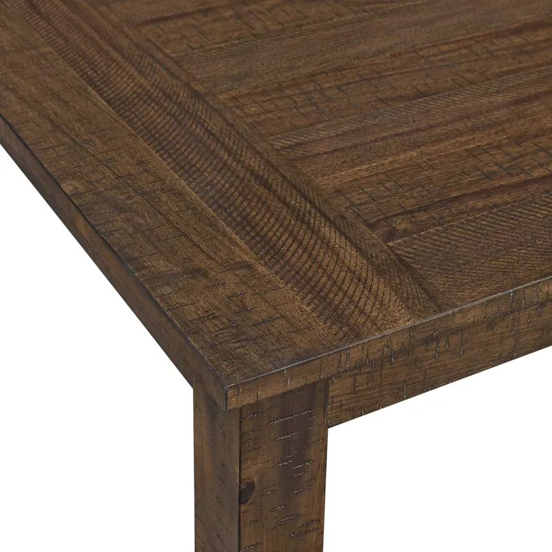 Everett 5PC Counter Set (Table + 4 Chairs) in Brown Acacia