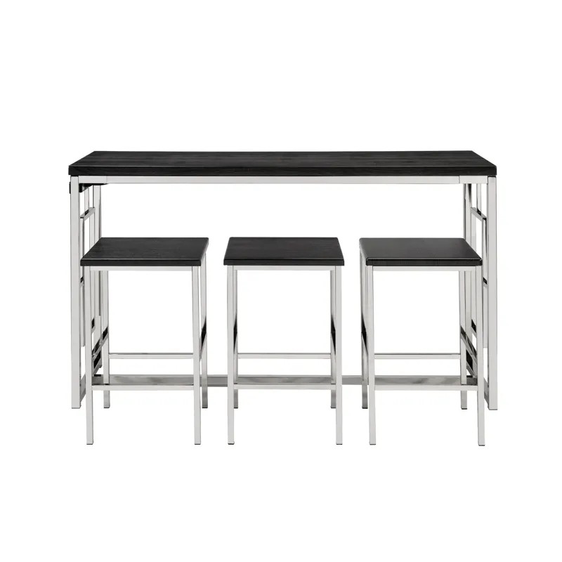 Ezra - 3A Bar Table Single Pack (Table + Three Stools)
