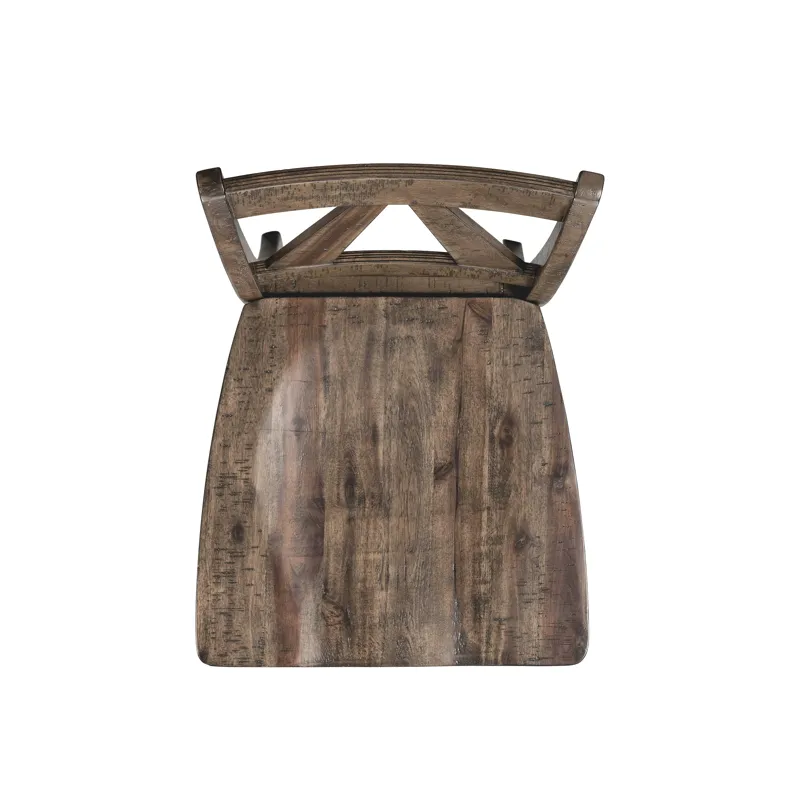 Finn 30\" Bar Slat Back Stool w/Wood Seat (3A Packing) (2 Per Carton)