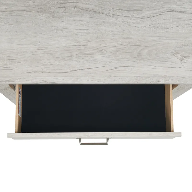 Fort Worth 2-Drawer Nightstand with USB in White