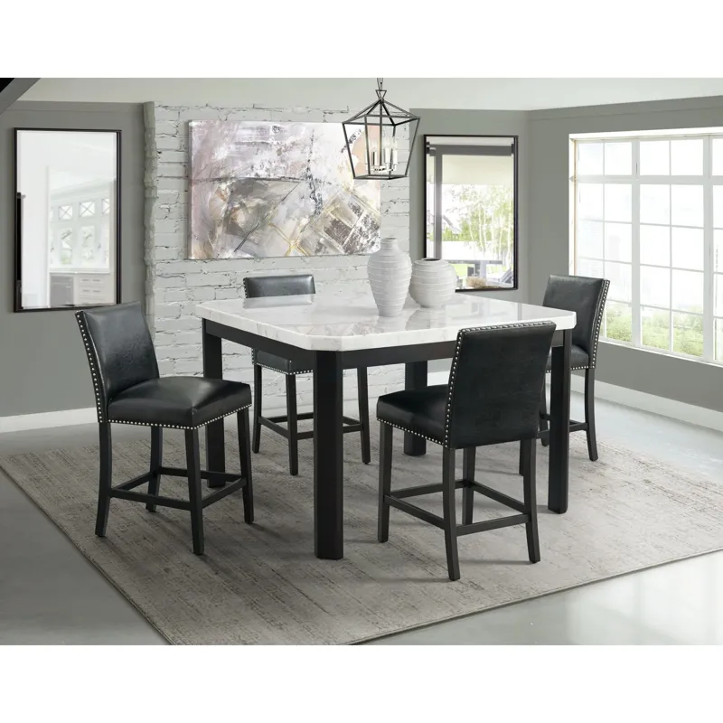 Francesca White Counter Height Dining Table