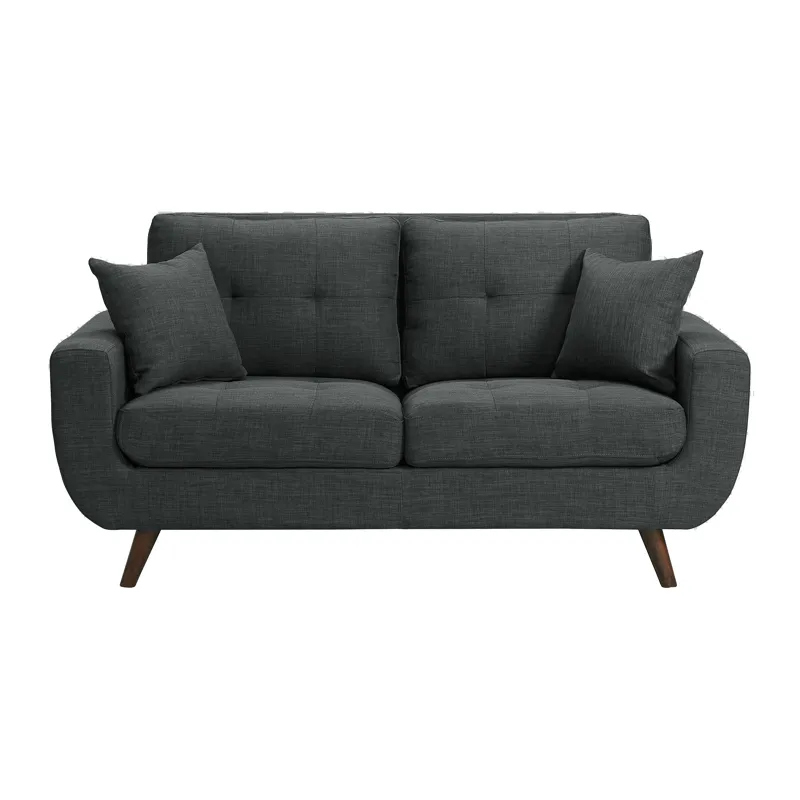 Freeport Loveseat W/2 Pillows Heirloom Charcoal