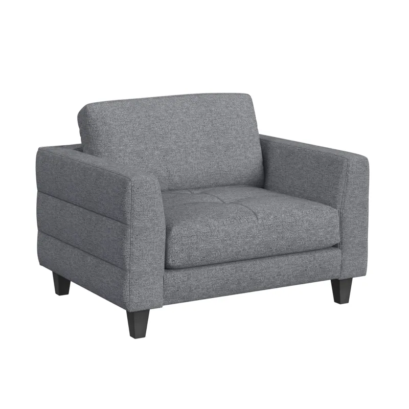 Fuji Chair in Marlin Slate with Plastic Legs