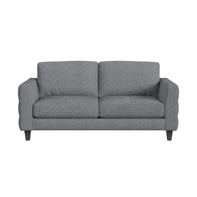Fuji Loveseat in Marlin Slate with Plastic Legs