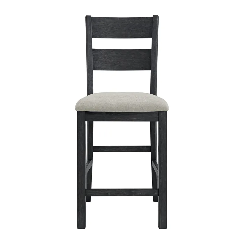 Garcia 5PC Counter Set with Table and 4 Chairs in Black