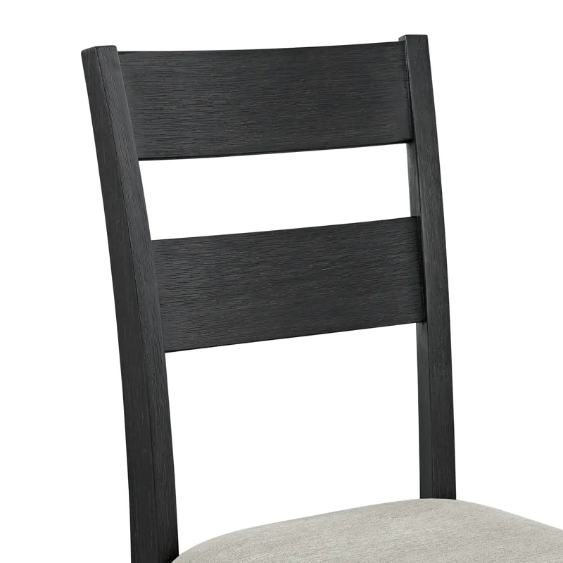 Garcia 5PC Counter Set with Table and 4 Chairs in Black