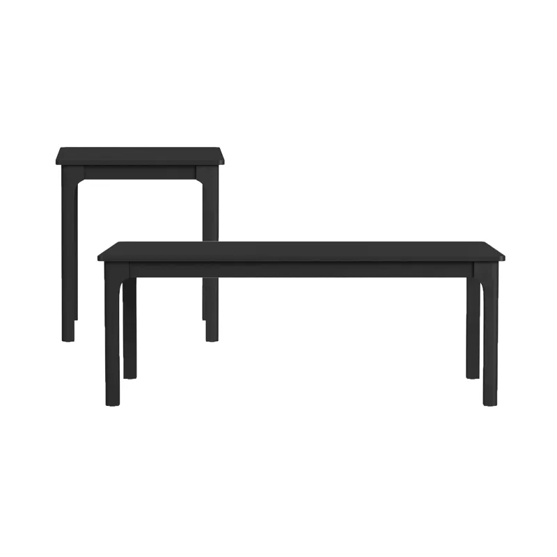 Garcia Two Pack Occasional Set in Black