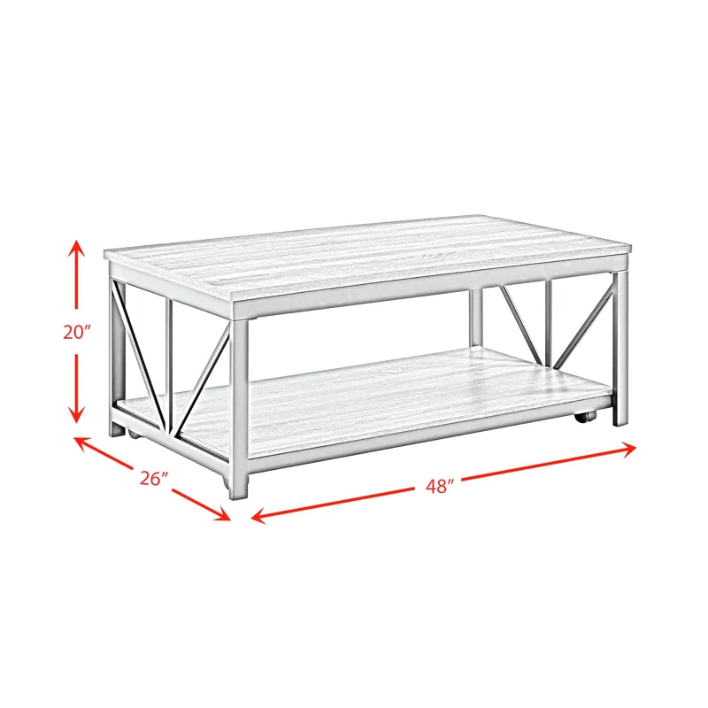 Gemma Lift Top Coffee Table in Grey