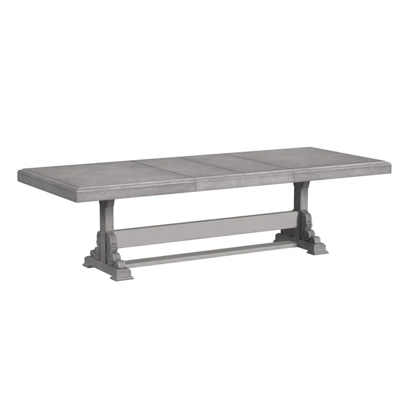Glenmore Dining Table with 2x18\" Leaves in Aged Grey