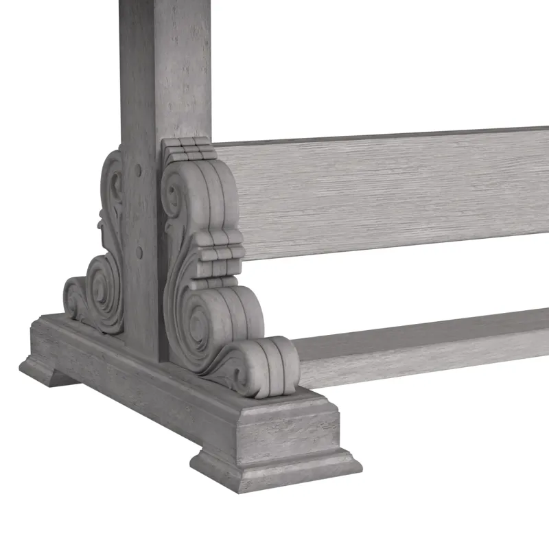 Glenmore Dining Table with 2x18\" Leaves in Aged Grey