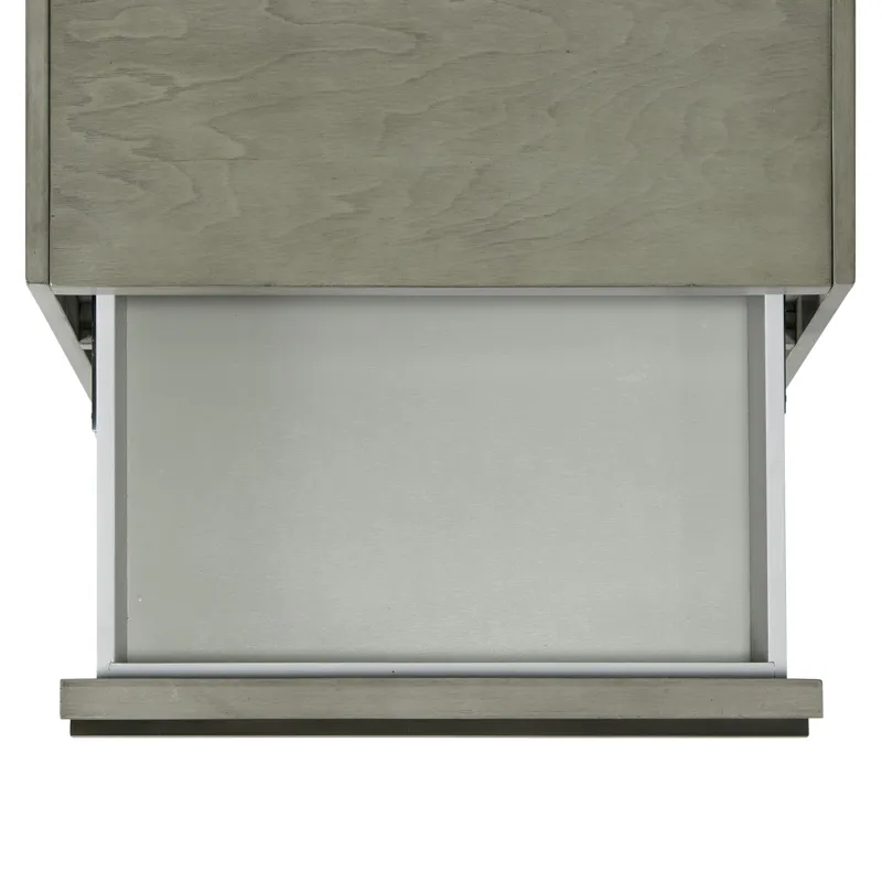 Gordon Rectangular End Table in grey