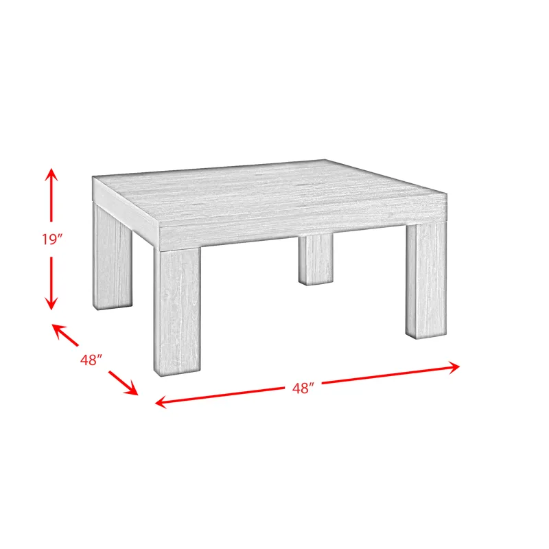 Grady Square Coffee Table w/Caster