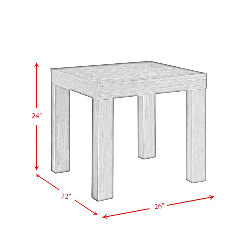Grady End Table w/Power