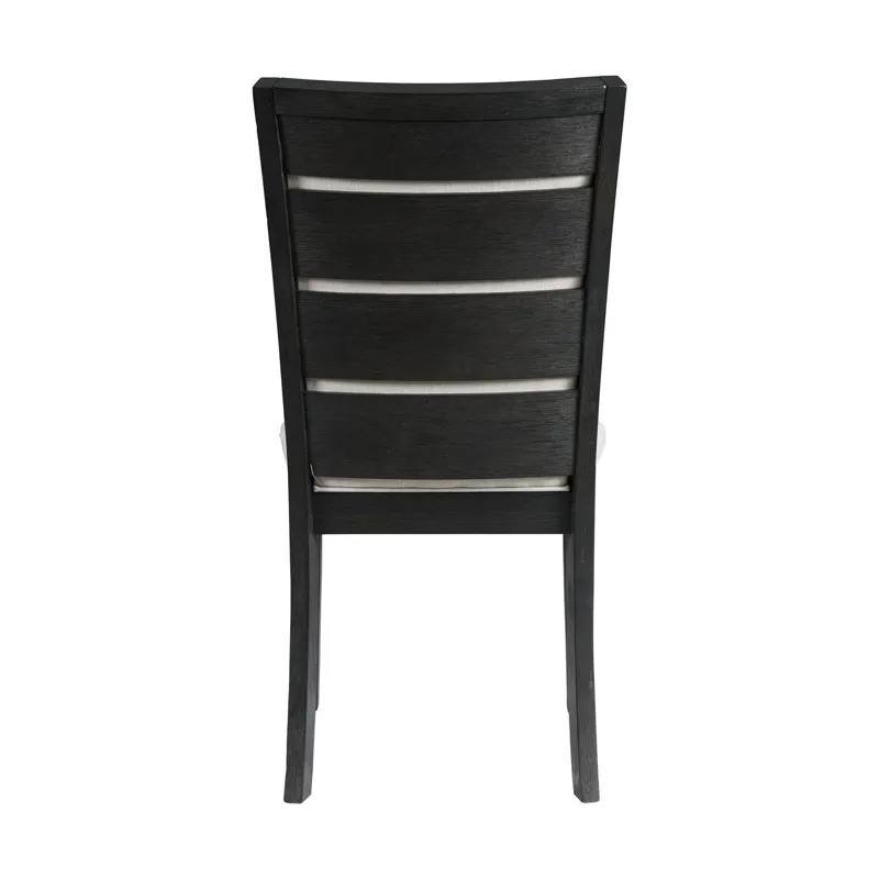 Grady Dining Slat Back Side Chair Black (2 Per Pack)